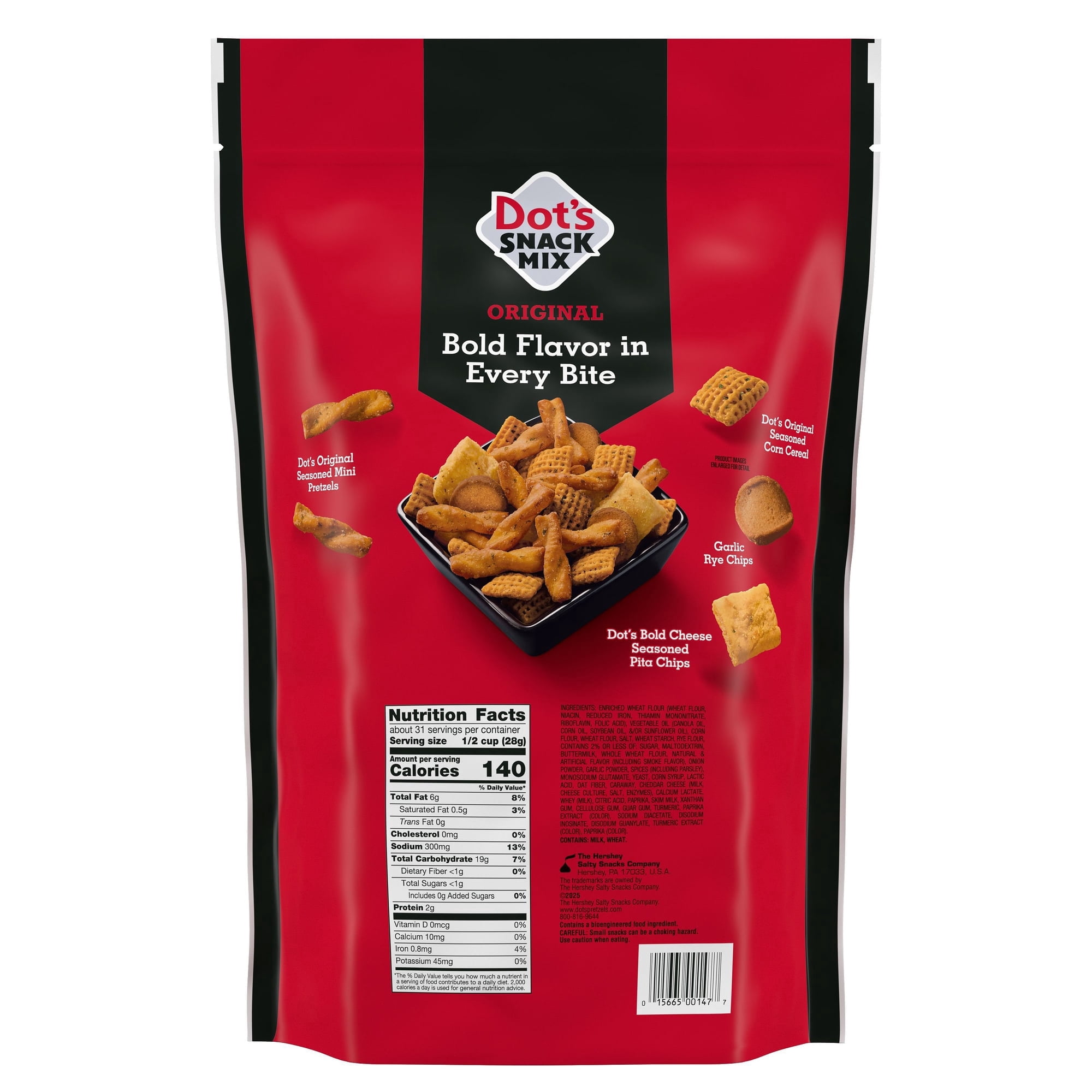 Dot's Pretzels Snack Mix Original Mini Pretzel Twists 31 oz