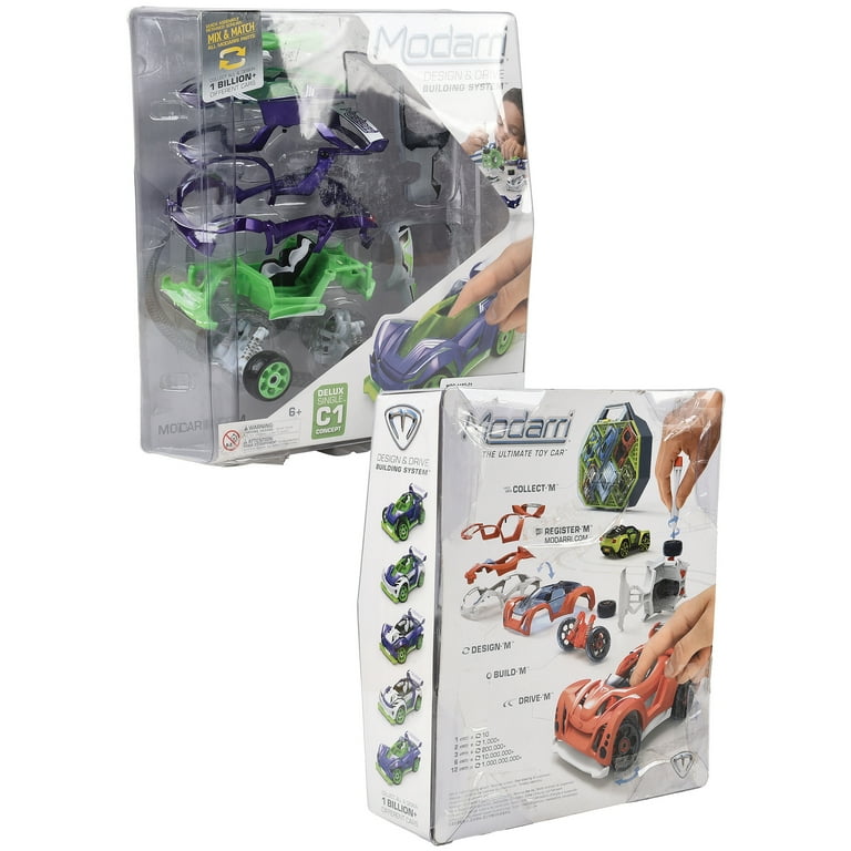 Modarri: C1 Concept Car - Deluxe Single DIY Design & Build Toy Car