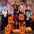 thumbnail image 2 of Bolsas de dulce o truco de Halloween con luz LED para niños, Candy Bag Tote Bag, Candy Storage Bucket, cesta de regalo de Acción de Gracias reutilizable, 2 of 4