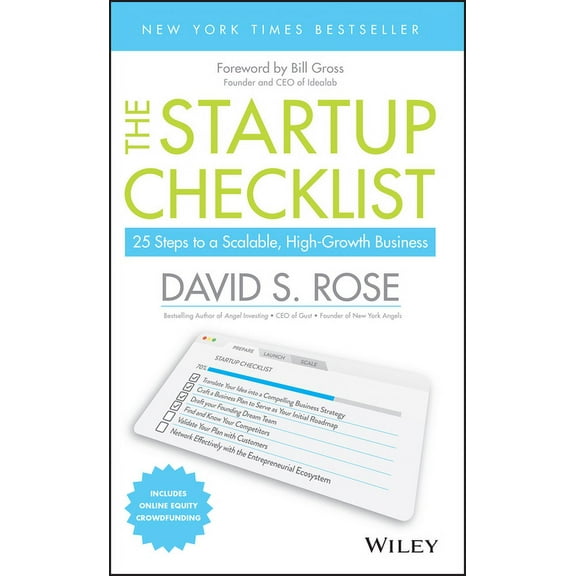 The Startup Checklist: 25 Steps to a Scalable, High-Growth Business, (Hardcover)