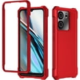 thumbnail image 4 of SPY CASE for BLU View 5 5G B160V Case with Screen Protector,BLU View 5 Phone Case Front Back Full Body Protective Soft TPU Military Grade Shockproof Cover - Red, 4 of 5