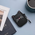 thumbnail image 3 of Silicone Case Compatible with Apple Airpods 1 & 2 Case Cover - Cat Black/White, 3 of 5