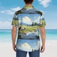 thumbnail image 4 of Fotbe Pasture Cow Camisa Hawaiana para Hombre Unisex – Camisa Casual de Verano con Botones de Manga Corta de Algodón y Lino,X-Large, 4 of 7