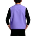 thumbnail image 4 of OGLCCG Safari Vest Boys Kids Lightweight Cargo Outerwear Vest for Hiking Fishing Travel Outdoor Sleeveless Jackets(Purple,7-8 Years), 4 of 6