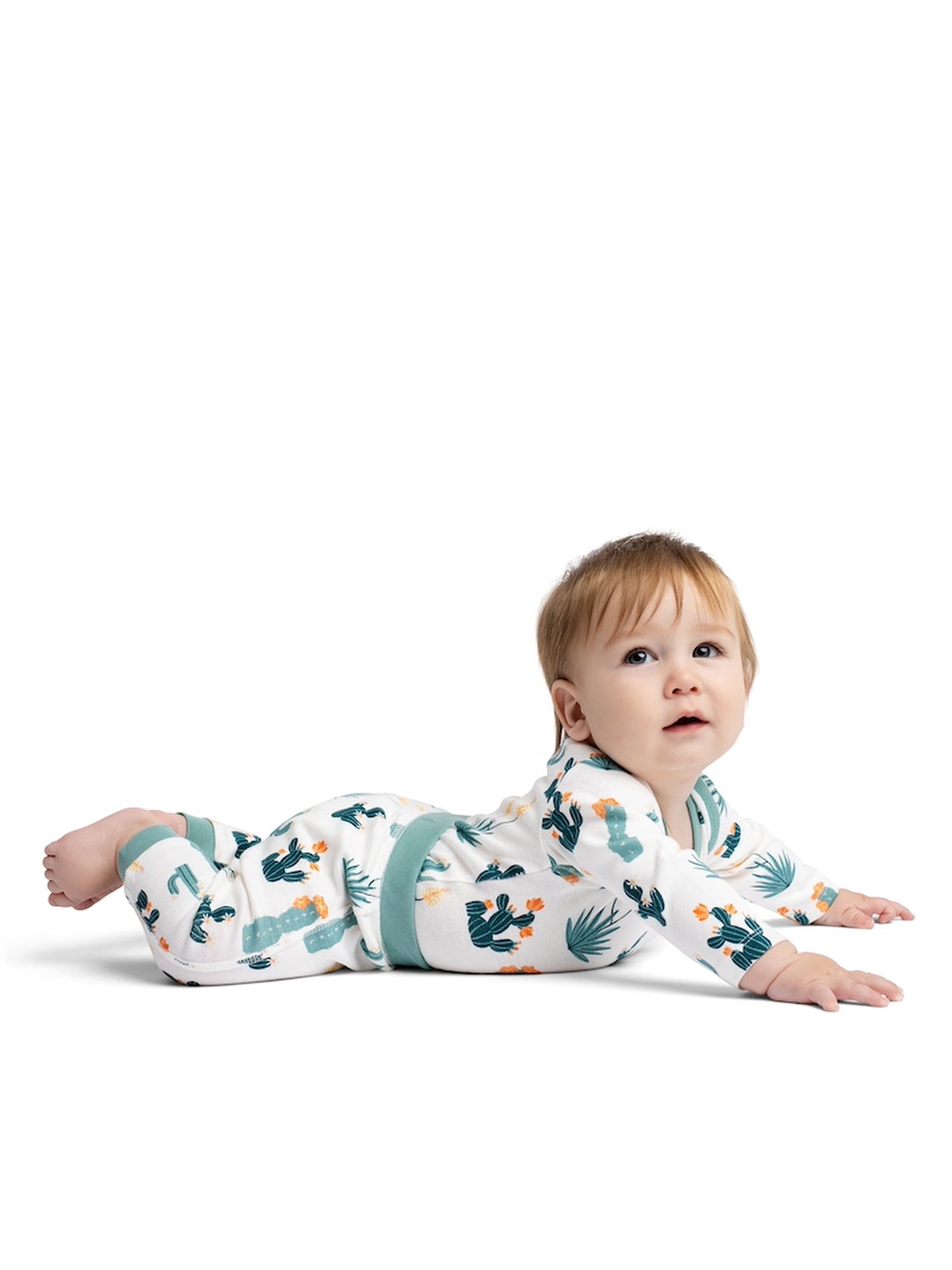 M+A by Monica + Andy Organic Cotton Gender Neutral First Moves Bodysuit + Groove Pant Set, Sizes Newborn -24 Months