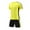 Yellow, variant on UFOUND Men Sportswear Set Short Sleeve T-Shirt With Shorts Outfits Athletic Summer Tracksuit For Fitness Football Sports Training Activities Basketball Competition Clothes