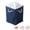 Navy Blue, variant on Bxaolu Corner Laundry Hamper with Lid and Removable Liner Corner Cotton Laundry Basket with Handle Washing Clothes Basket Storage Bin for Bedroom Bathroom (Gray)
