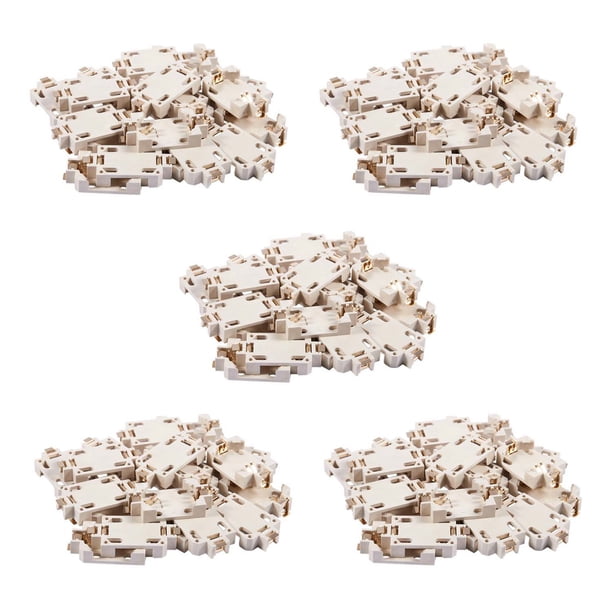 100Pzs Cascara Blanca CR2032 SMD Soporte de Bateria del Boton de Celula Caja de Enchufe