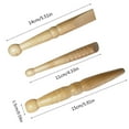 thumbnail image 3 of Wooden Acupressure Pen (Foot Massage Stick, Hand Therapy Tool), 3-Piece Acupressure Set Relieves Hand Pain, Solid Wood Point Pen Reinforcement, By Meiiso, 3 of 5