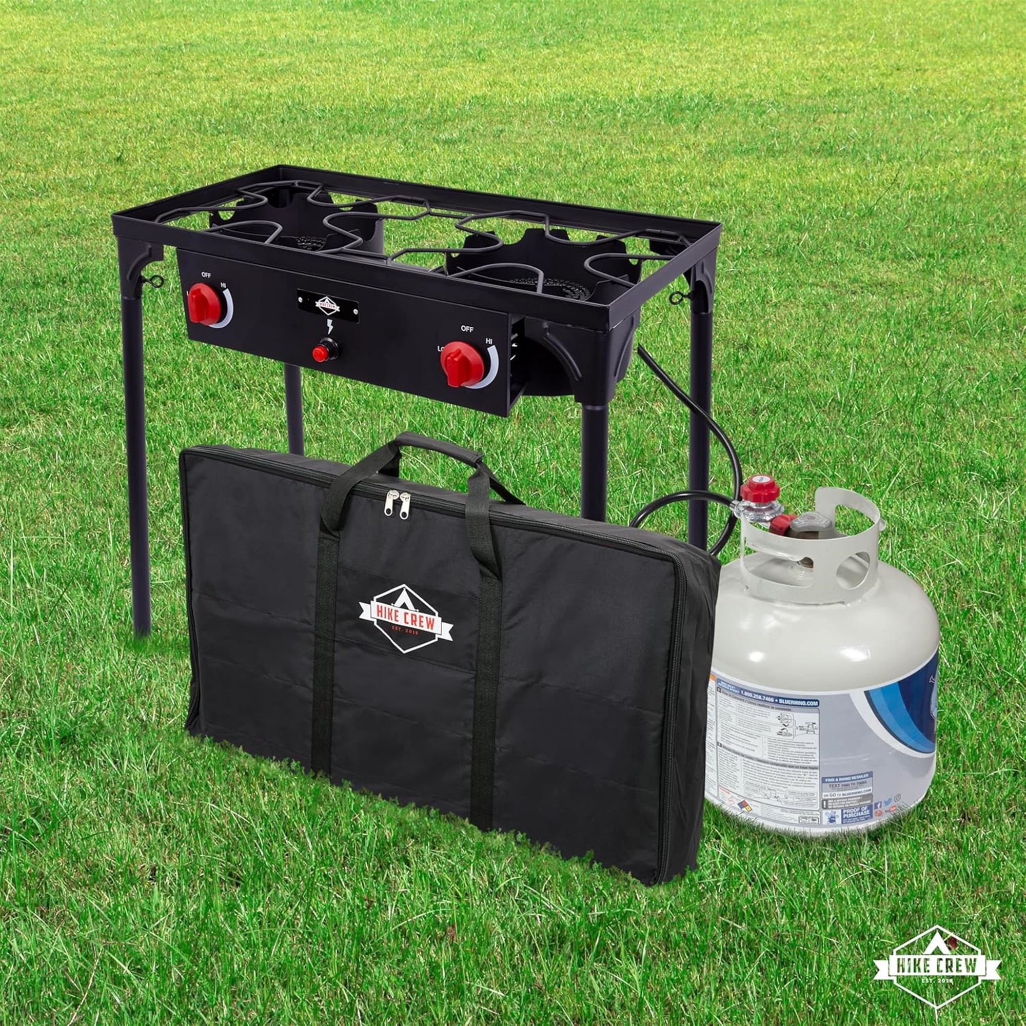 Hike Crew Portable Stove Carry Bag Water & Corrosion Resistant for Camping