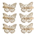 thumbnail image 3 of Masteelf 36 pcs  Metal Butterflies Hair Clamp Golden Hair Clips Hollow Hair Catches, 3 of 8