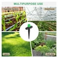 thumbnail image 6 of Uxcell 15 Pack Drip Irrigation Emitters 360 Degree 8 Holes for 1/4" Tubing Dark Green, 6 of 6