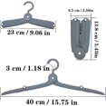 thumbnail image 2 of Perchas de plástico plegables para ropa, 6 unidades, 2 of 4