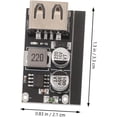 thumbnail image 2 of HUGFEGWE Module Convertisseur de Puissance Double 3.0 Régulateur de Tension CC-CC 2X Ports de Charge Rapide Convertisseur pour Électronique U2536-23015, 2 of 9