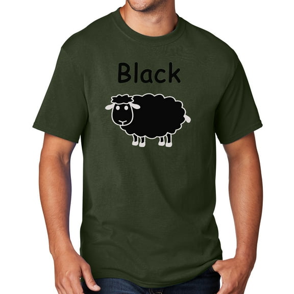 Men's Black Sheep of the Family T-shirt, 2XL Olive