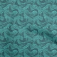 thumbnail image 1 of oneOone Cotton Cambric Dark Teal Green Fabric Asian Japanese Wave Dress Material Fabric Print Fabric By The Yard 42 Inch Wide, 1 of 4