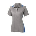 thumbnail image 5 of Sport-Tek Womens LST665 Sport Shirt Heather Colorblock Contender Polo, 5 of 6