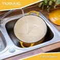 thumbnail image 5 of Olla holandesa de hierro fundido esmaltado Nuovva con tapa, antiadherente, de 6.4 cuartos de galón, resistente y apta para horno hasta 260 °C (500 °F), para hornear pan, estofar, guisar y asar, 28 cm,, 5 of 5
