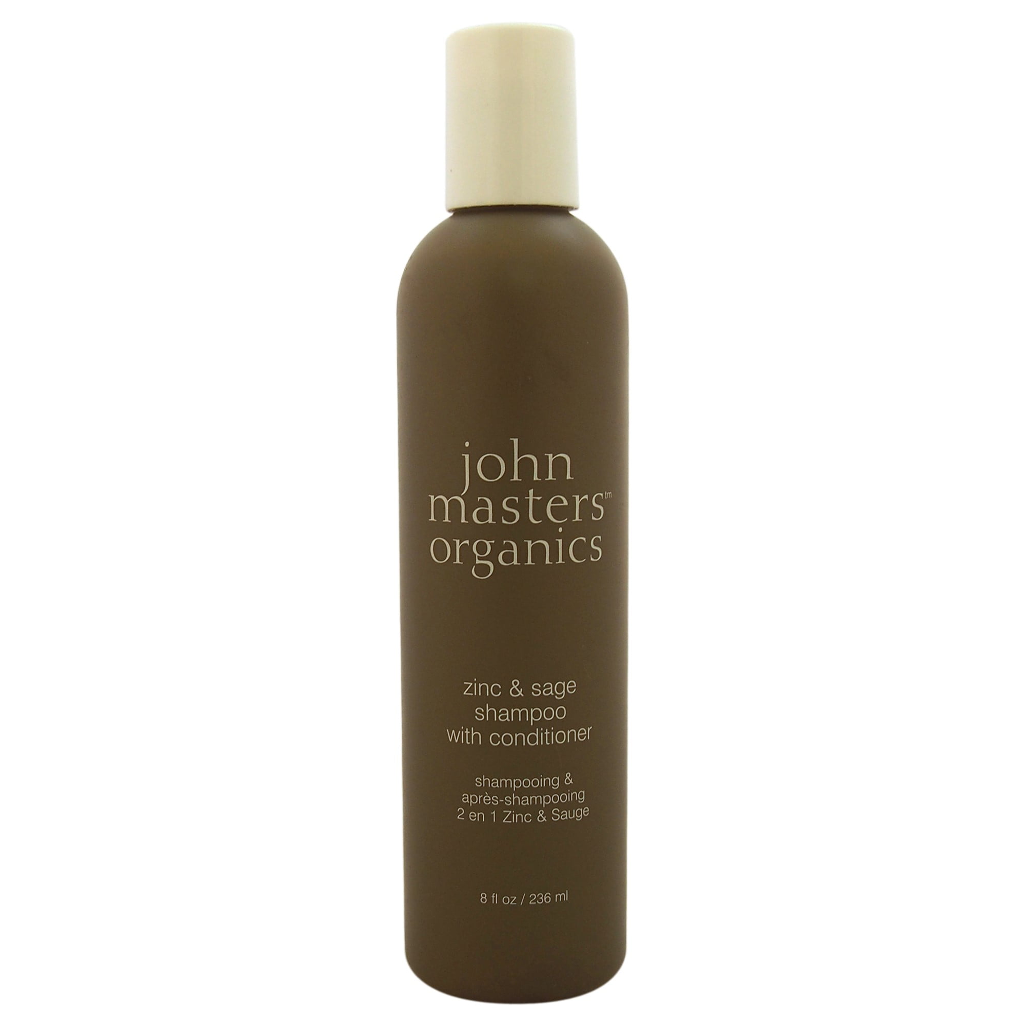 modtage bølge koste John Master Organics Zinc & Sage Shampoo With Conditioner, 8 Fl Oz -  Walmart.com