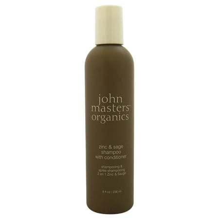 John Master Organics Zinc & Sage Shampoo With Conditioner, 8 Fl