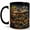 Black, variant on Storybook Village 11oz Ceramic Mug, Fantasy Book Stack Coffee Cup