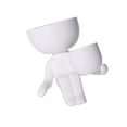 thumbnail image 1 of Xingzhi Contemporary Ceramic Flower Pot Human Flower Vase Plant Pot Planter White 10x9x6cm 10x9x6cm 10x6x8cm 1Set, 1 of 6