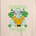 thumbnail image 3 of SpongeBob SquarePants - Charmed Im Sure - Women's Lightweight French Terry Long Sleeve Shirt, 3 of 6