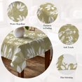 thumbnail image 5 of Yellow White Leaves Table Cloth Waterproof Tablecloths, Spring Pastoral Rustic Botanical Tablecloth Dining Table Cover for Kitchen Party Tabletop Outdoor, Square Tablecloth 54x54 Inch, 5 of 9