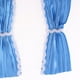 thumbnail image 3 of Hermosa cortina azul para ventana de casa de muñecas para casa de muñecas 1/12 perfke Dollhouse Miniatures Curtain, 3 of 5