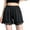 Black-M, variant on Womens Under Dresses Half Slip Shorts Satins Loose Underpants Boyshorts Lace Edge Panty Safety Pant Culottes Pettipants