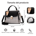 thumbnail image 3 of Mochila De Mujer Cuero De Pu Bolso Antirrobo De Hombro Xtellar negro, 3 of 3