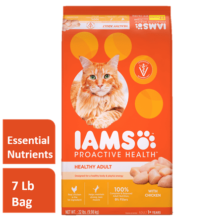 Iams Proactive Health Healthy Adult with Chicken Dry Cat Food, 7
