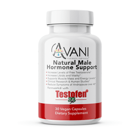 Avani Health Testofen Male Hormone Support - Natural Testosterone Booster for Men