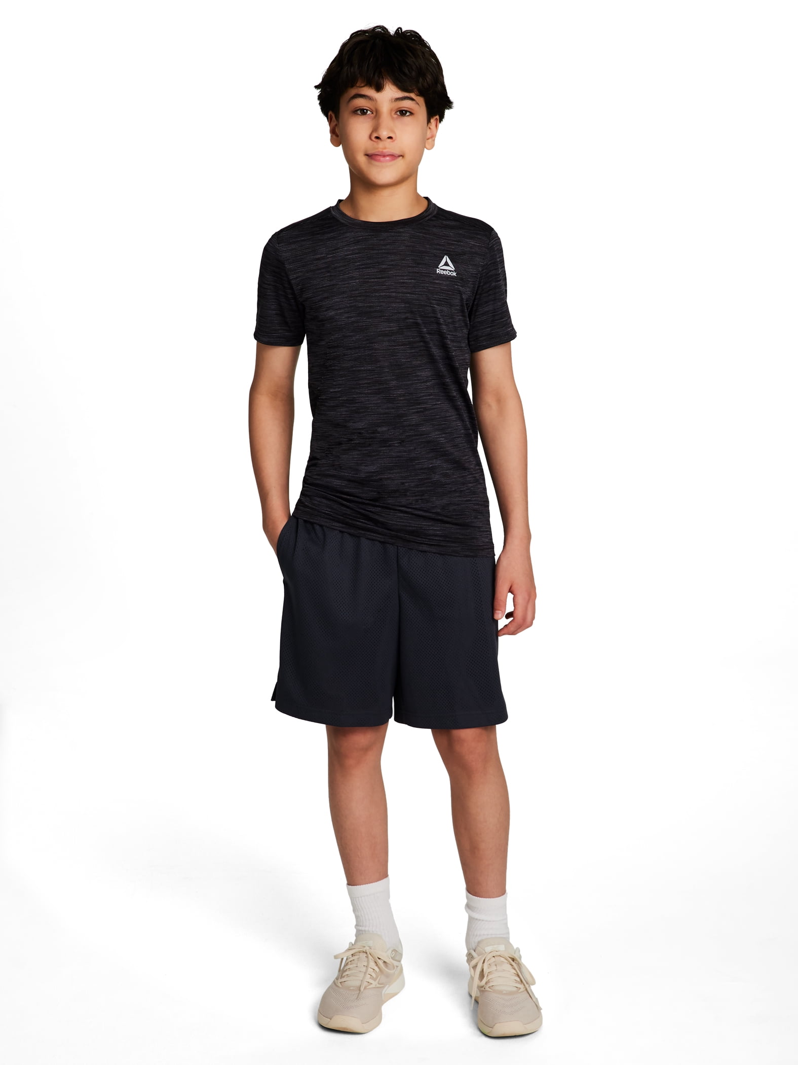 Reebok Boy's Athletic 2-Pack Mesh Short, Sizes 4-18