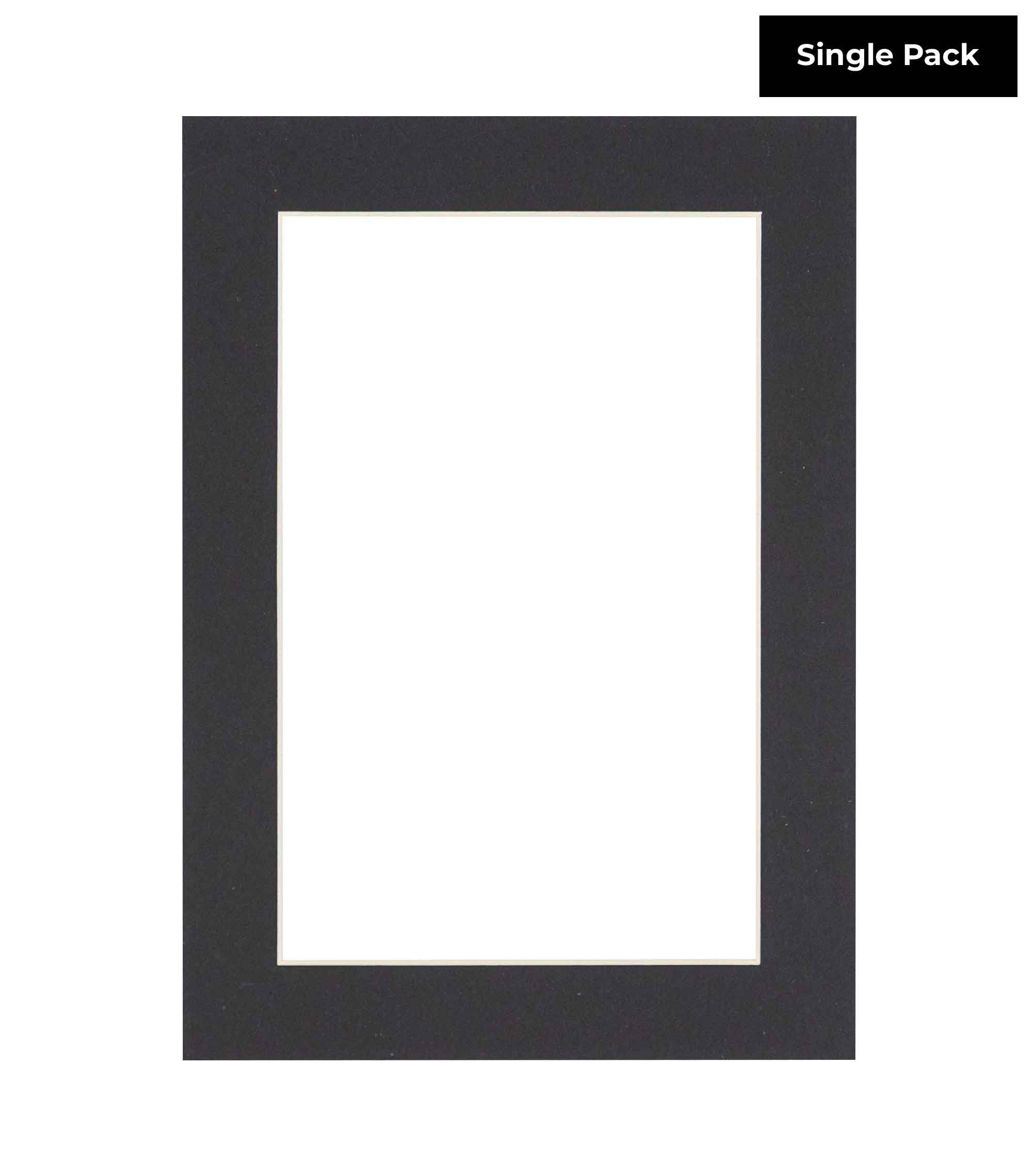 Craig Frames Inc 18x24 Mat for Picture Frame White with Cream Core and 14x20 Opening Size (B222MAT)