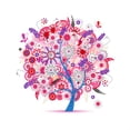 thumbnail image 1 of Kit de dibujo de diamantes de imitación luminosos de árbol de la felicidad, artesanía para regalos de decoración del hogar Hugtrwg Para estrenar, 1 of 9