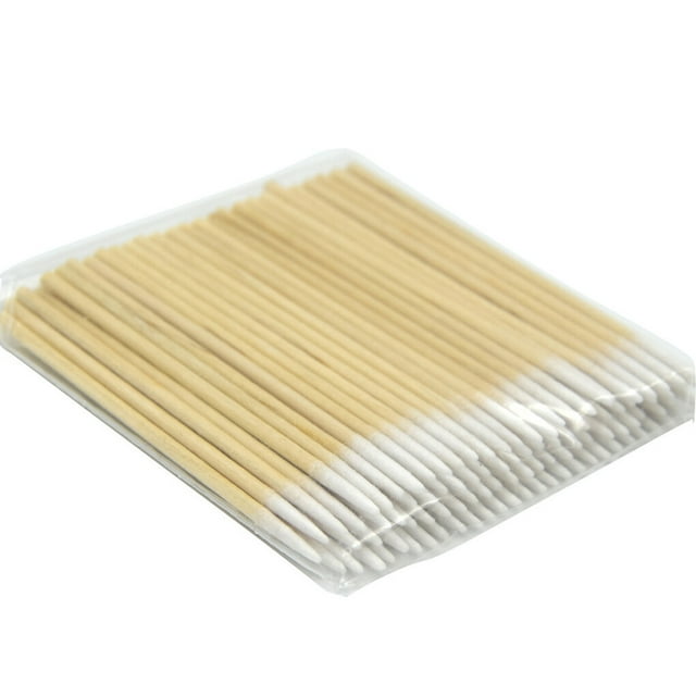 100 Pack Cotton Swab Useful Creative Multi-functional Wooden Makeup Tools Professional Beauty Cleaning Rods for Women Girls Lady 15cm