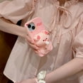 thumbnail image 3 of Bubble pig phone case for iPhone 15 cute silicone press protective cover. (Pink), 3 of 6