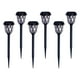 thumbnail image 1 of Paquete de 6 luces LED solares para jardín, exteriores, patio, césped Luz calida, 1 of 9