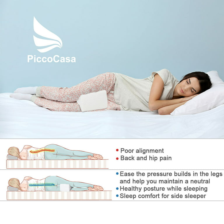 Memory Foam Knee & Leg Pillow Orthopedic Bed Cushion for Side