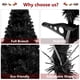 thumbnail image 5 of Árbol de Navidad Adiwiid Halloween negro 150 cm PVC, 5 of 7