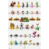 Super Mario Bros Characters Nintendo DS NES SNES Wii Video Game Poster 24x36 inch