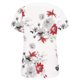 thumbnail image 5 of Fiudx Liquidación de Ofertas Flash Moda Mujer Verano Casual Tops Cuello Alto Estampado Manga Corta -, 5 of 5