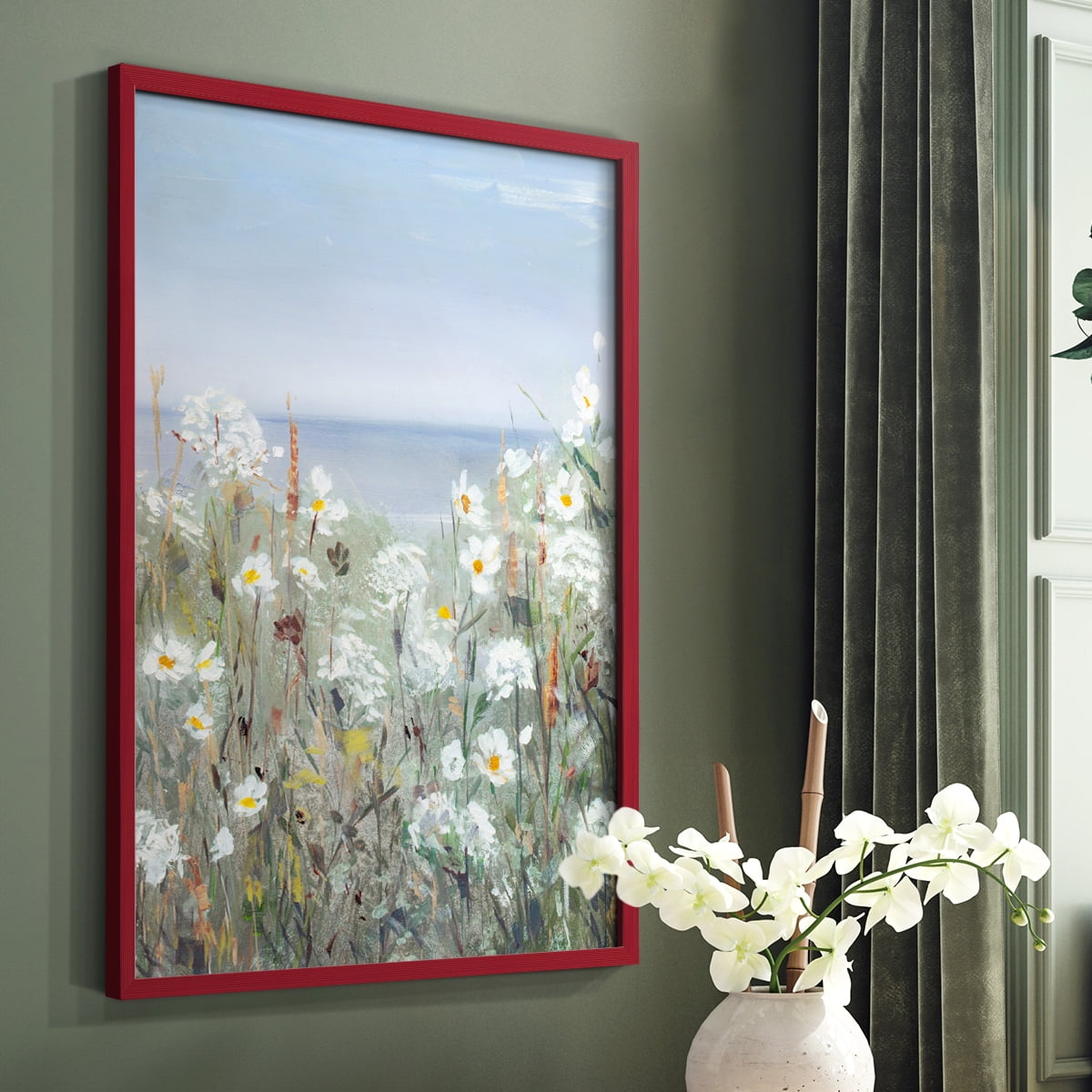 Wild Sea Breeze II Framed Print - Solid Wood in Single Picture Frame Solid Wood 2 Framed Print
