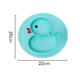 thumbnail image 2 of Platos de silicona divididos para bebés pequeños, platos de succión antideslizantes portátiles para niños, bebés y niños, 2 of 5