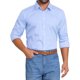 thumbnail image 1 of CAMISAS DE NEGOCIO DE MANGA LARGA PARA HOMBRES CON PATRÓN A CUADROS INSPIRADOR TAMAÑO L AZUL, 1 of 5