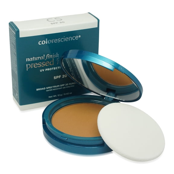 Colorescience Natural Finish Pressed Foundation SPF 20 - Tan Natural 0.42 oz Foundation