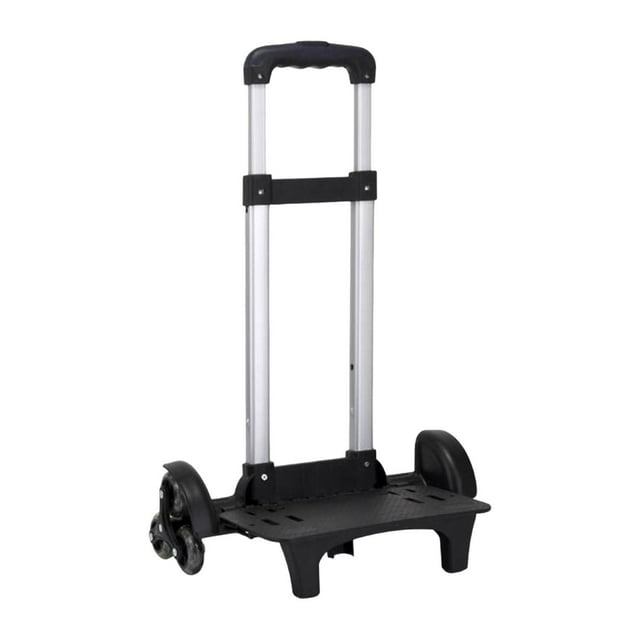 Carrito de Compras Plegable shamjiam para Subir Escaleras Carrito de Carga Portátil Negro