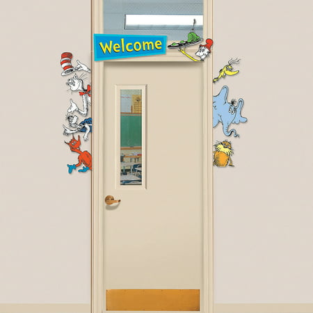 Fun Express - Door Decoration - Dr. Seuss Welcome GO-A - Educational - Classroom Decorations - Classroom Decor - 7