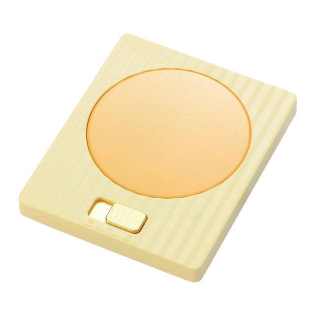 heat heater coaster,water heating tea cup warmer milk heater home,Cup Warmer usb protable tool home office,heat heater coaster 2 modes thermostatic desk,heating pad constant temperature Yellow Baoblaze posavasos calentador de calor
